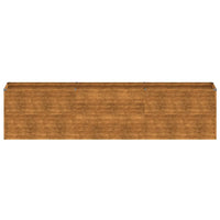 Canteiro elevado de jardim 291x50x69 cm Aço Corten