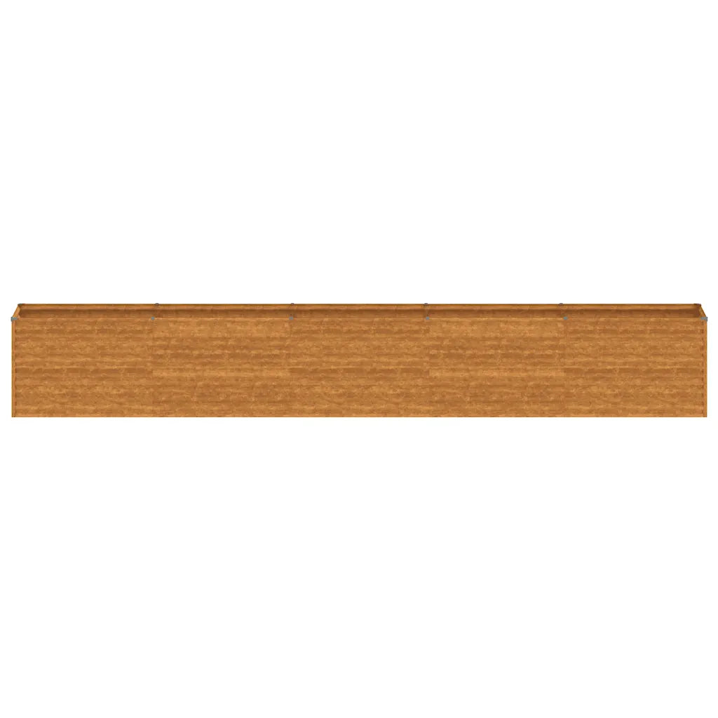 Canteiro elevado de jardim 482x50x69 cm Aço Corten