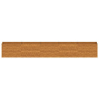Canteiro elevado de jardim 482x50x69 cm Aço Corten