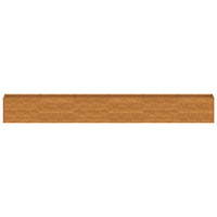 Canteiro elevado de jardim 578x50x69 cm Aço Corten