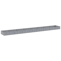 Canteiro elevado de jardim 770x100x36 cm aço corten