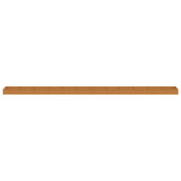 Canteiro elevado de jardim 1150x100x36 cm aço corten