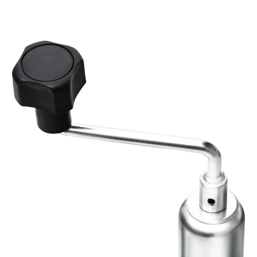 vidaXL Roda jockey para reboque 48 mm aço galvanizado