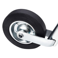 vidaXL Roda jockey para reboque 48 mm aço galvanizado