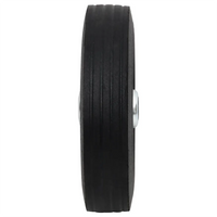 Roda para roda jóquei Ø20x5 cm borracha maciça e aço