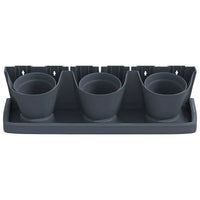 Conjunto floreira vertical 12 pcs polipropileno
