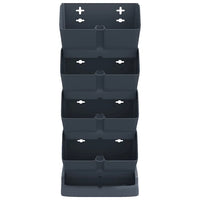 Conjunto floreira vertical 4 pcs polipropileno