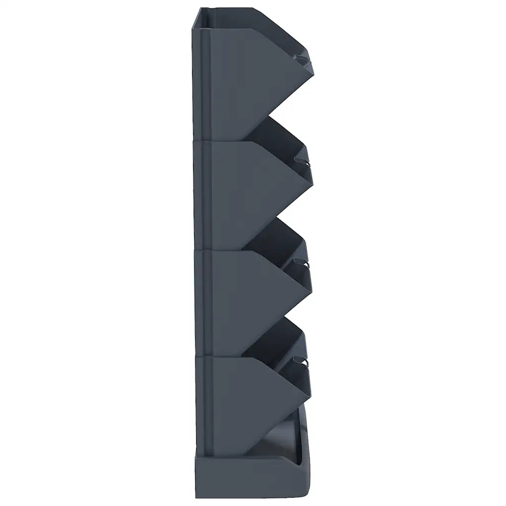 Conjunto floreira vertical 4 pcs polipropileno