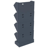 Conjunto floreira vertical 4 pcs polipropileno