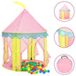 vidaXL Tenda de brincar infantil 100x100x127 cm rosa