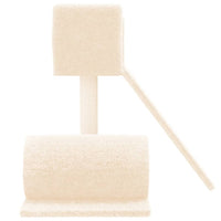vidaXL Árvore p/ gatos c/ poste arranhador sisal 59 cm cinzento-claro