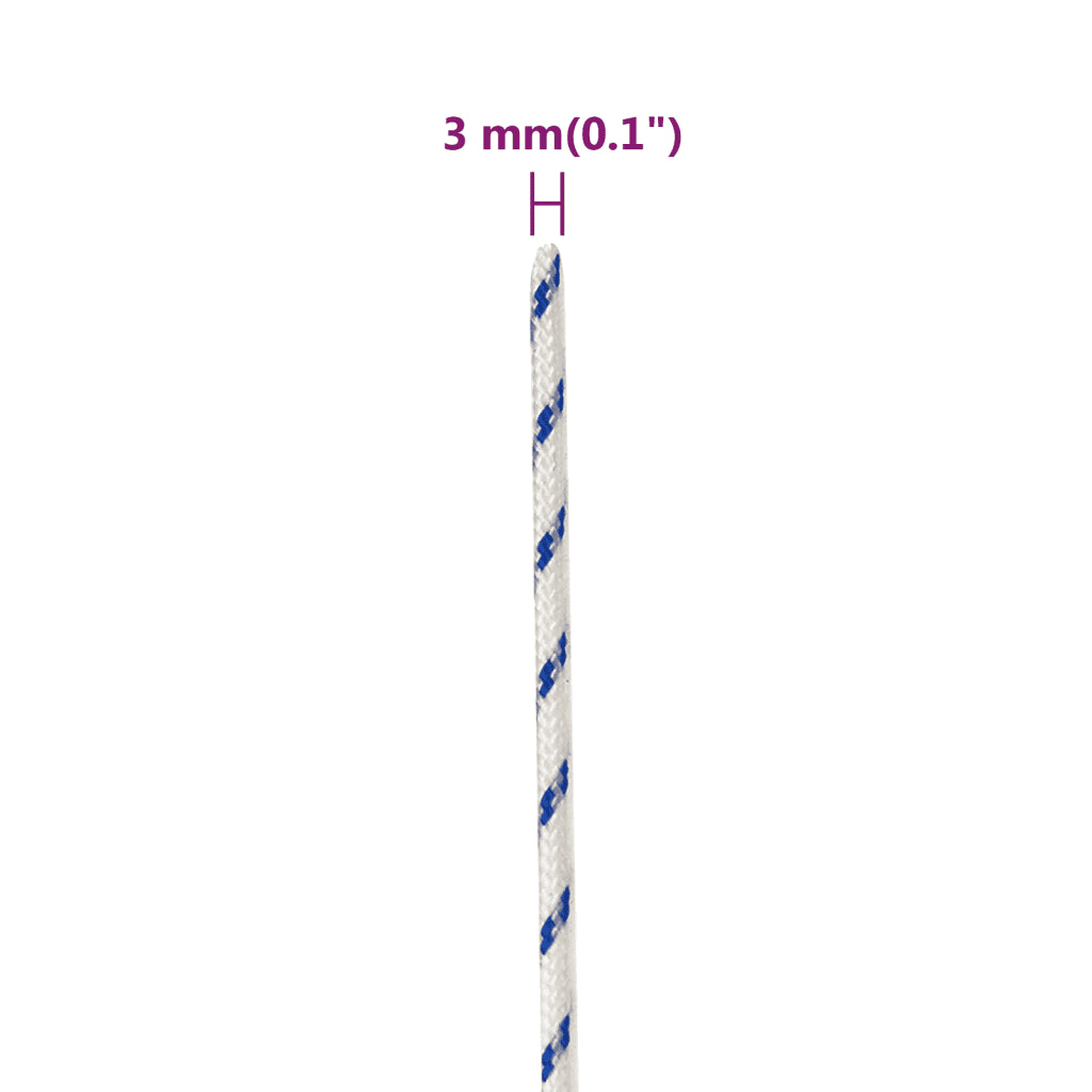Corda de barco 3 mm 100 m polipropileno