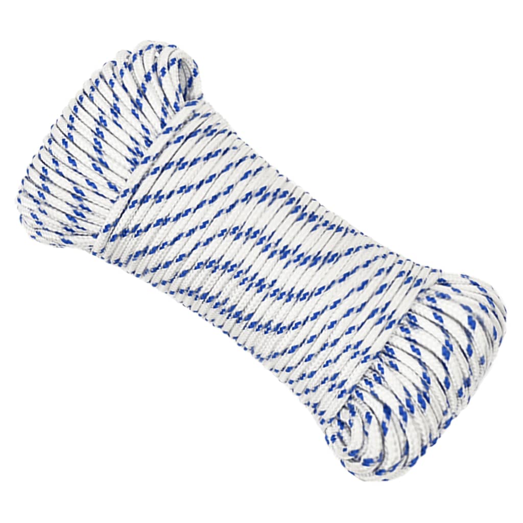 Corda de barco 4 mm 25 m polipropileno branco