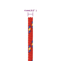 Corda de barco 4 mm 500 m polipropileno