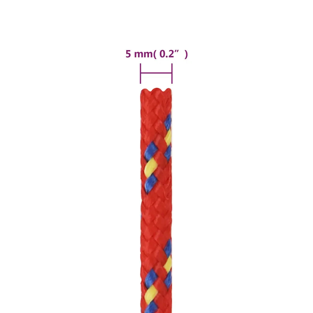 Corda de barco 5 mm 25 m polipropileno