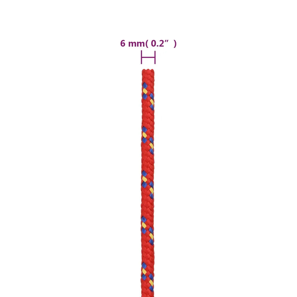 Corda de barco 6 mm 25 m polipropileno