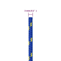 Corda de barco 3 mm 25 m polipropileno