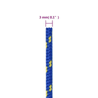 Corda de barco 3 mm 250 m polipropileno