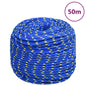 Corda de barco 8 mm 50 m polipropileno azul