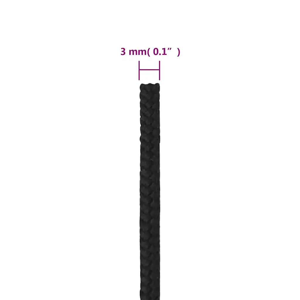 Corda de barco 3 mm 25 m polipropileno  completo