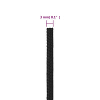 Corda de barco 3 mm 25 m polipropileno  completo
