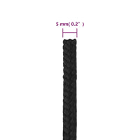Corda de barco 5 mm 500 m polipropileno  completo