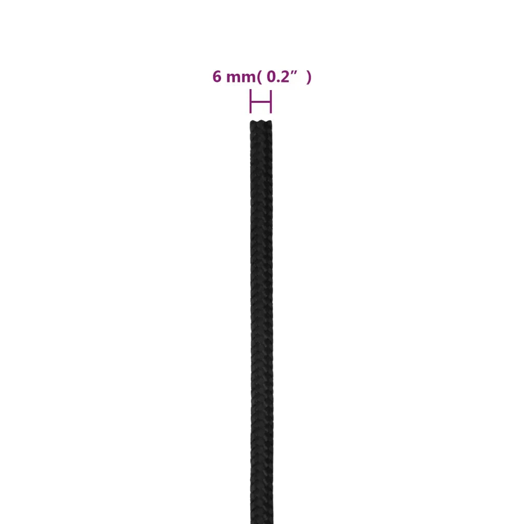Corda de barco 6 mm 25 m polipropileno  completo
