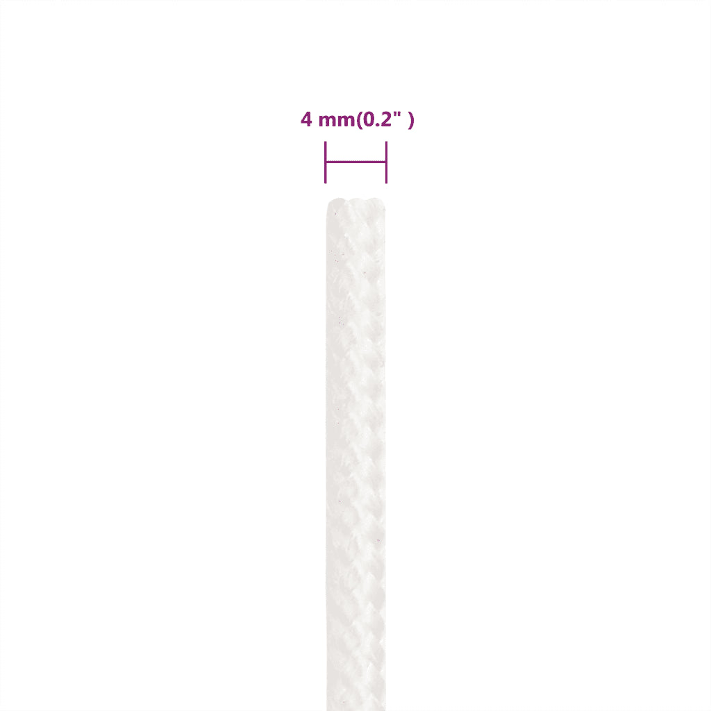 Corda de barco 4 mm 25 m polipropileno  completo