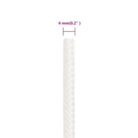 Corda de barco 4 mm 25 m polipropileno  completo