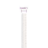 Corda de barco 5 mm 100 m polipropileno  completo