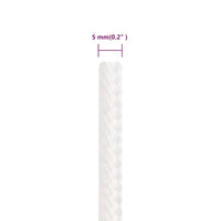 Corda de barco 5 mm 500 m polipropileno  completo