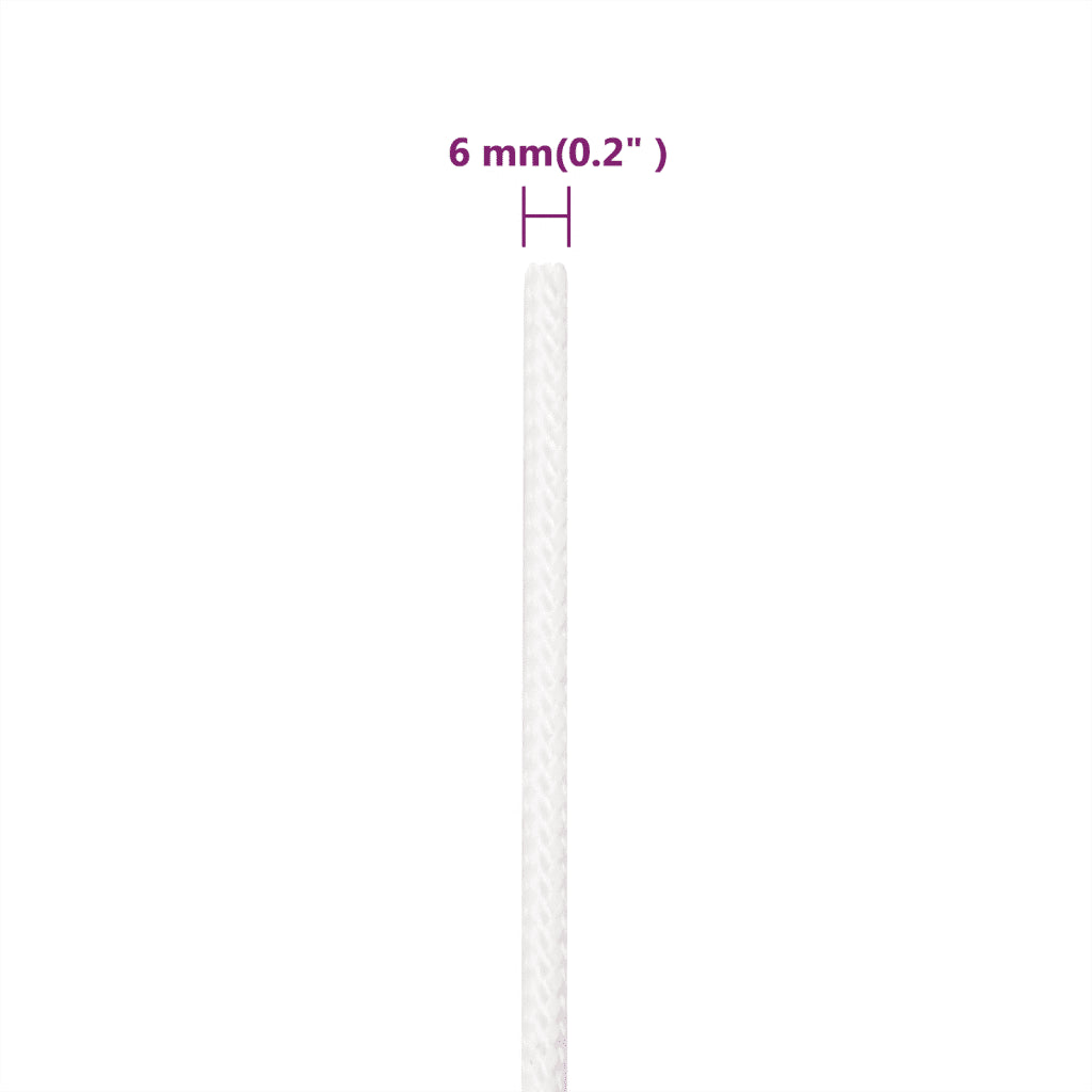 Corda de barco 6 mm 100 m polipropileno  completo
