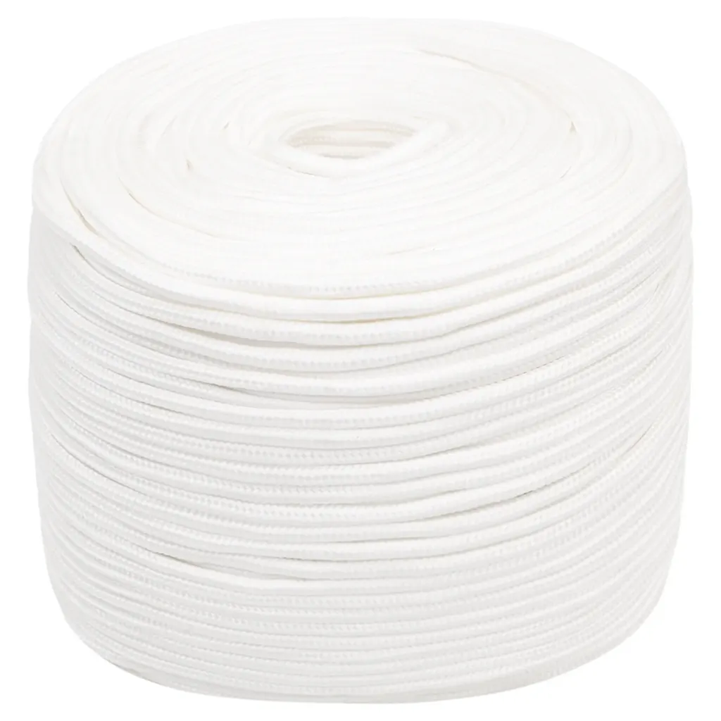 Corda de barco 8 mm 25 m polipropileno totalmente branca