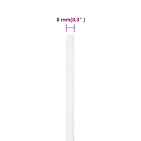 Corda de barco 8 mm 250 m polipropileno  completo