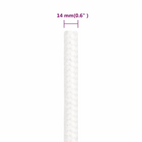 Corda de barco 14 mm 250 m polipropileno  completo