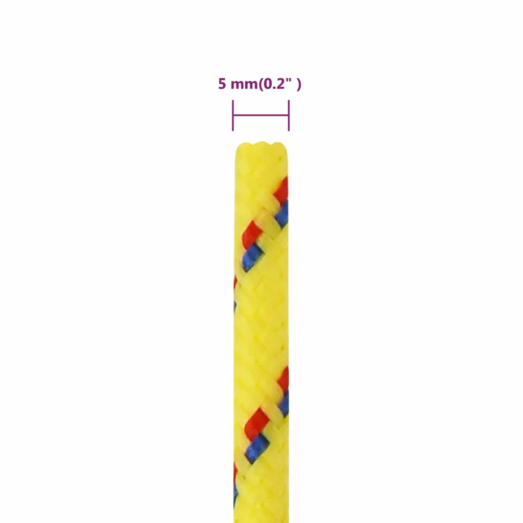 Corda de barco 5 mm 25 m polipropileno