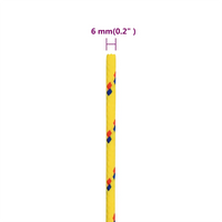 Corda de barco 6 mm 25 m polipropileno