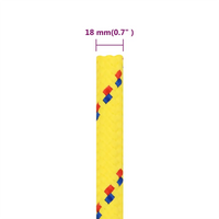 Corda de barco 18 mm 50 m polipropileno