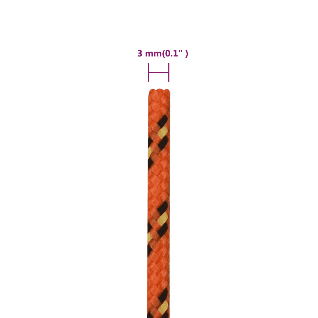 Corda de barco 3 mm 250 m polipropileno