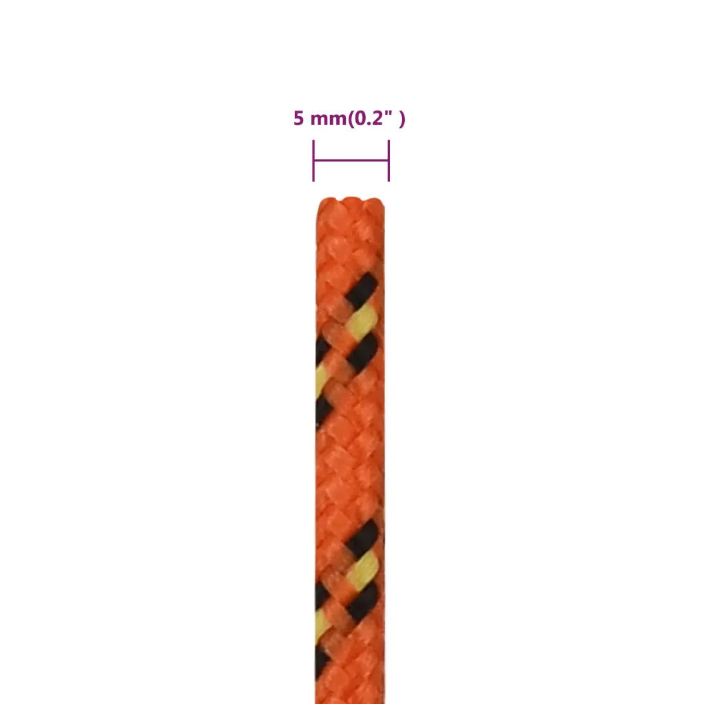 Corda de barco 5 mm 500 m polipropileno