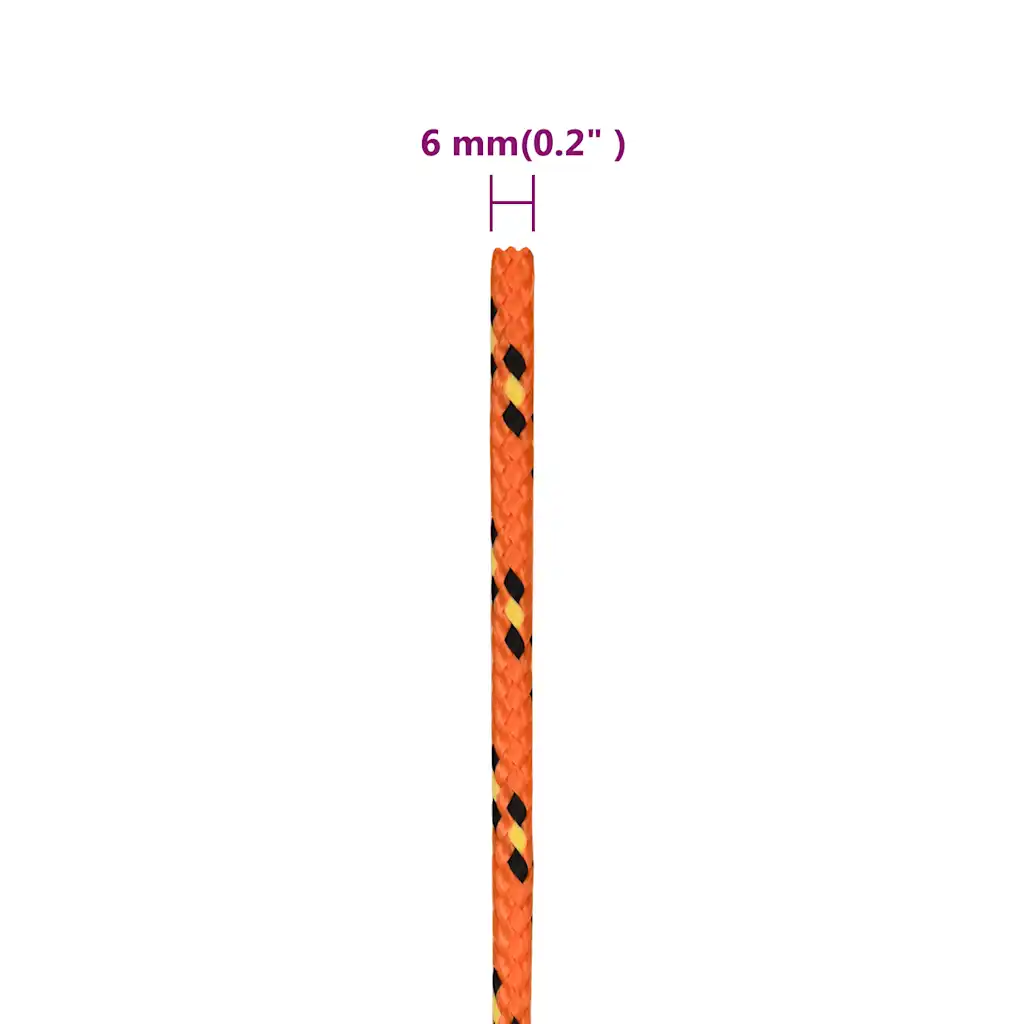 Corda de barco 6 mm 500 m polipropileno