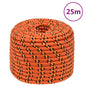 Corda de barco 14 mm 25 m polipropileno laranja