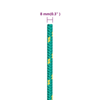 Corda de barco 8 mm 100 m polipropileno