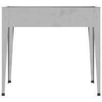 Vaso/floreira de jardim 100,5x40,5x90 cm aço galvanizado