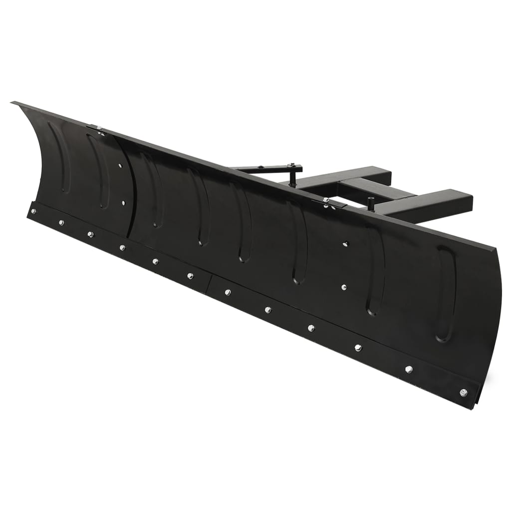vidaXL Limpa-neves para empilhador 150x38 cm preto