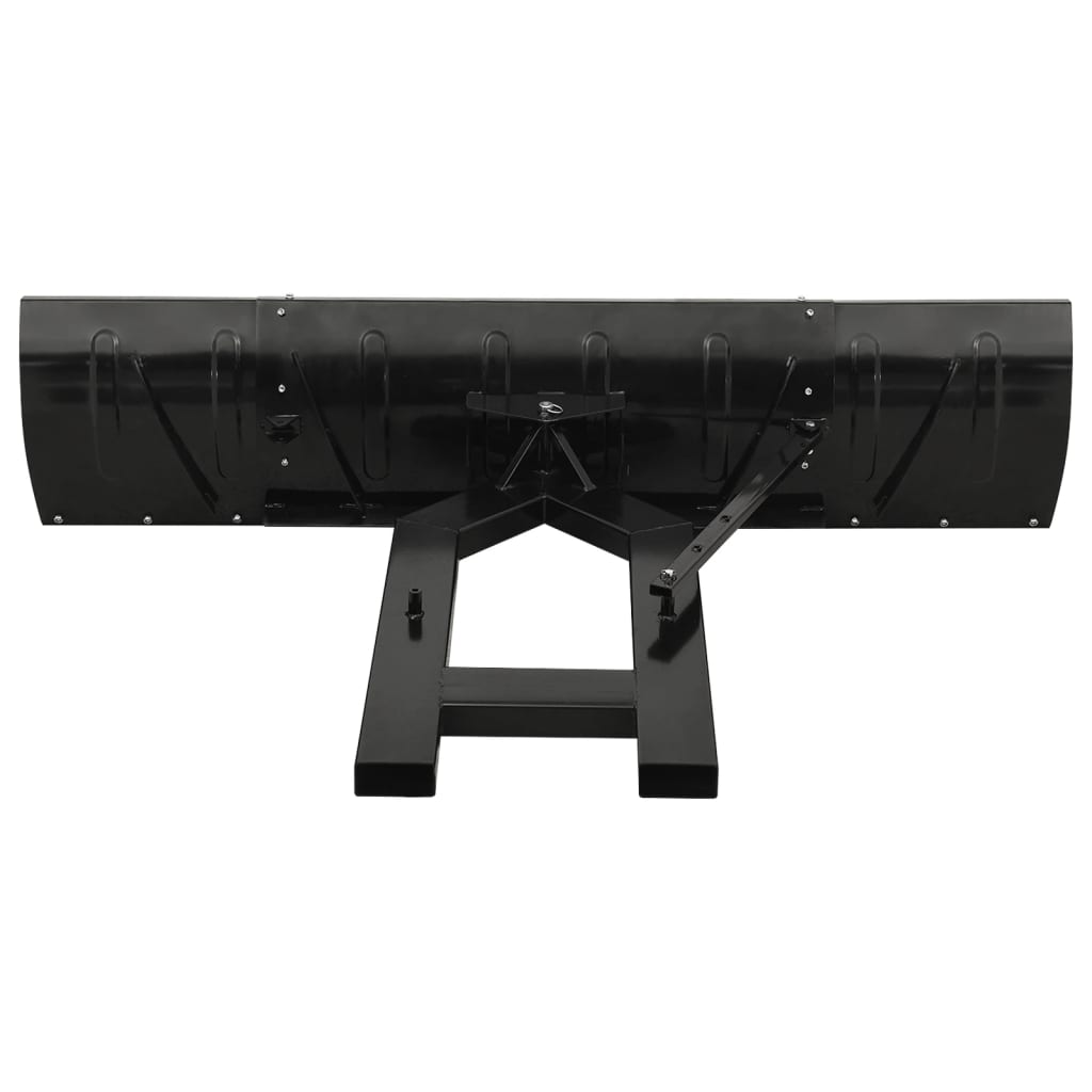 vidaXL Limpa-neves para empilhador 150x38 cm preto