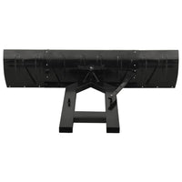 vidaXL Limpa-neves para empilhador 150x38 cm preto