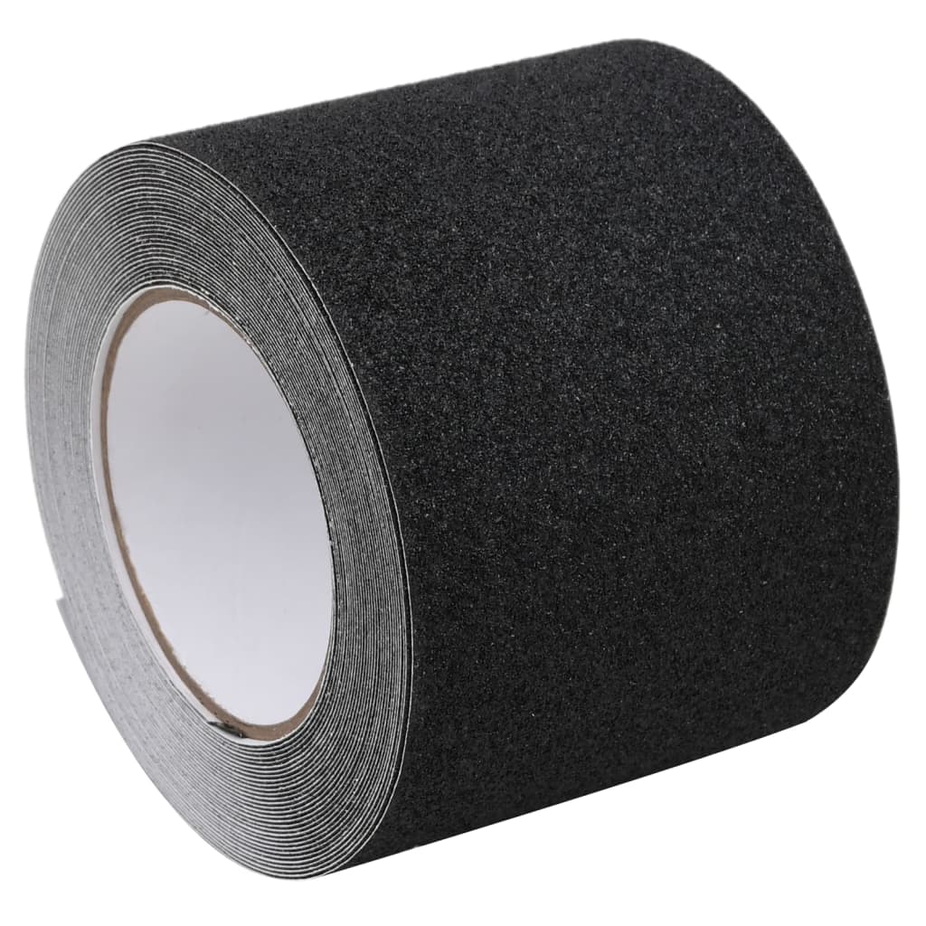 vidaXL Fita antiderrapante 0,1x10 m PVC preto