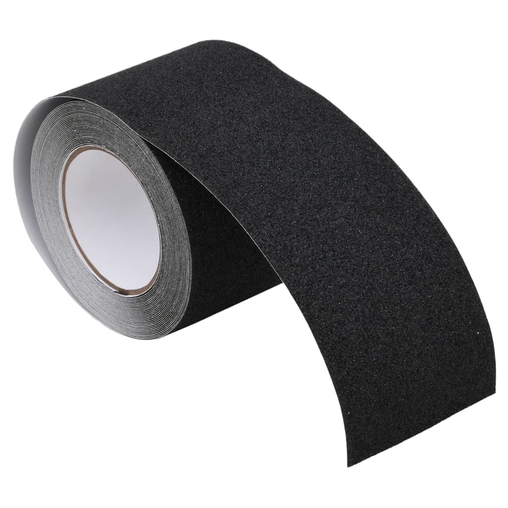 vidaXL Fita antiderrapante 0,1x10 m PVC preto