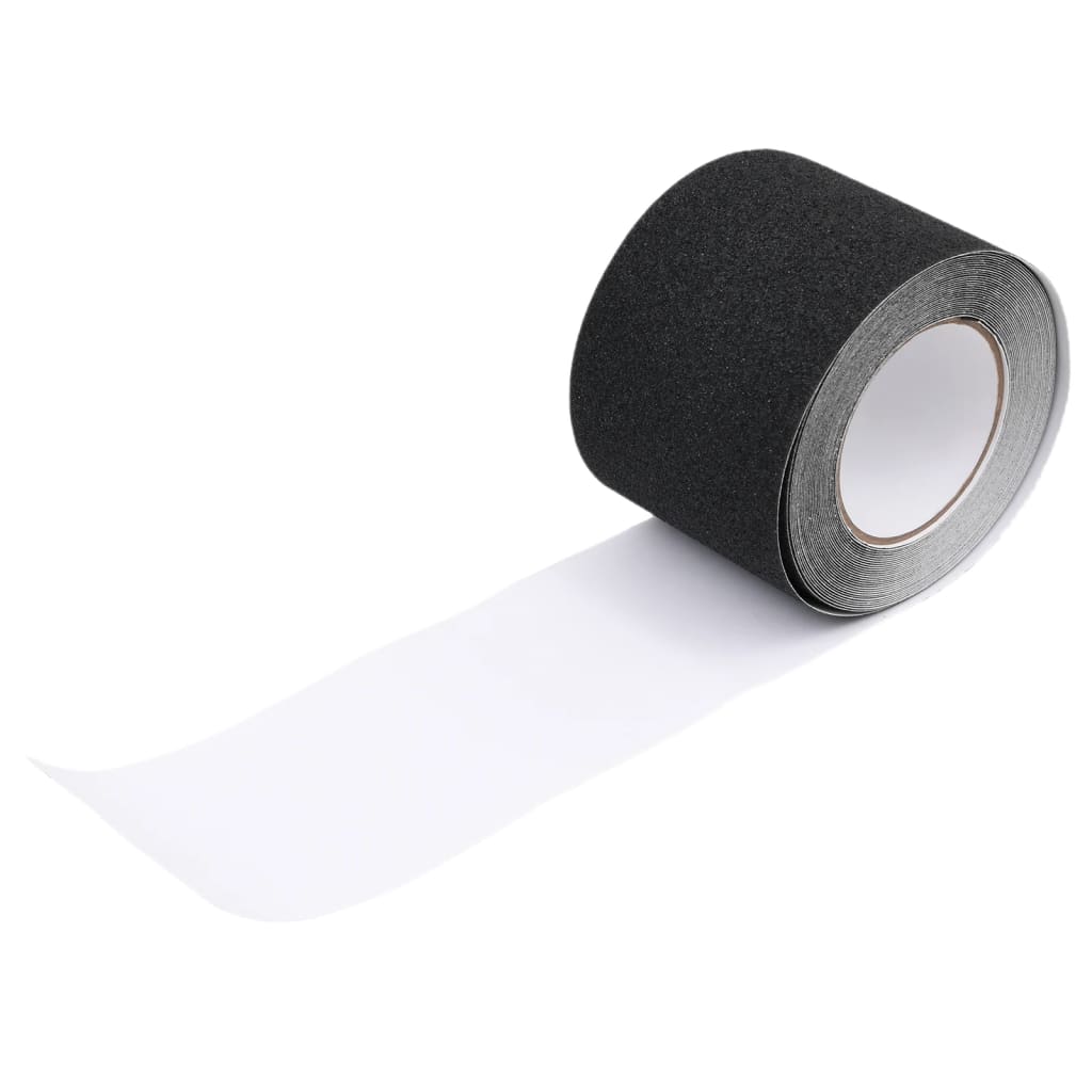 vidaXL Fita antiderrapante 0,1x10 m PVC preto